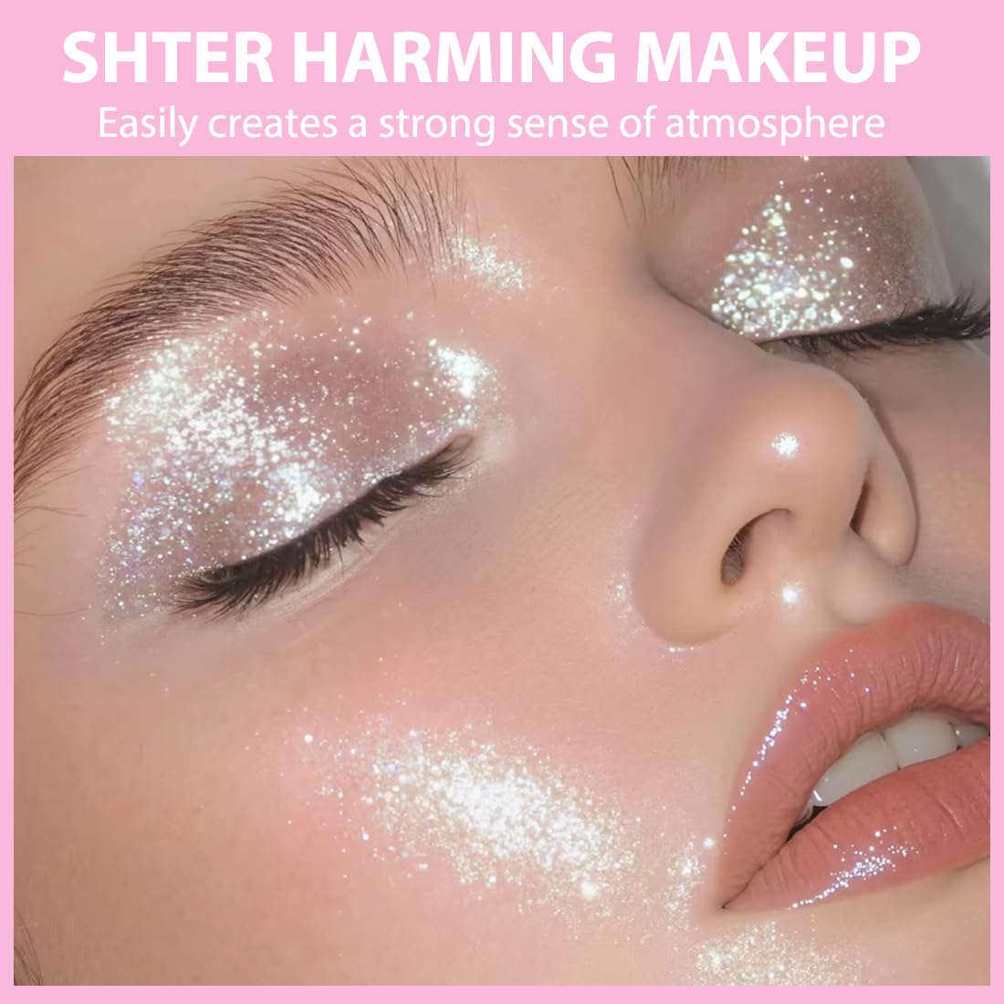 2 Pezzi Body Gel liquido con glitter da 25ml, a lunga durata, gel con paillettes per trucchi da festival, feste in maschera, compleanni