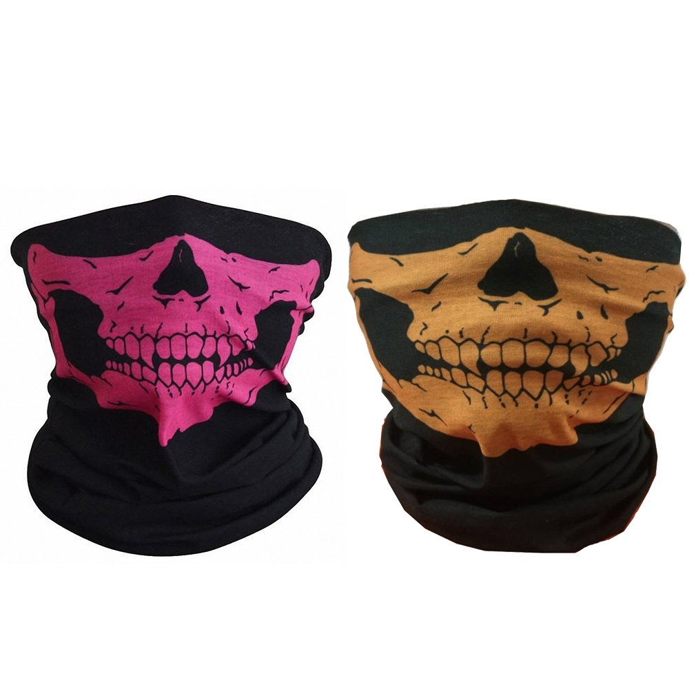 Ulalaza ToBe-U Seamless Multi Function Half Face Skull Tube Mask for Halloween — image 1