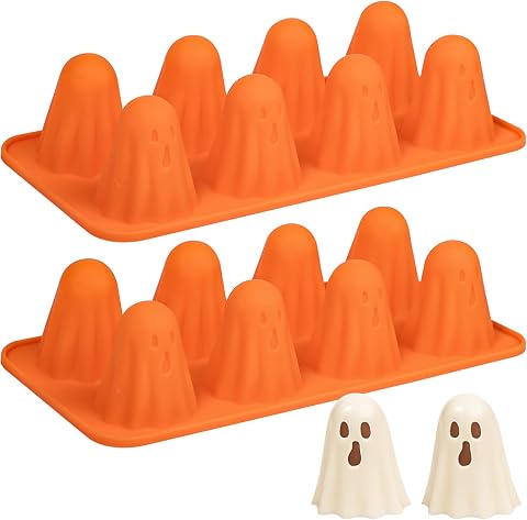 Kamehame Ghost Silicone Mold - 2 Pack Halloween Candy and Dessert Molds