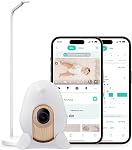 CuboAi Nouveau modèle Smart Baby Monitor 3 avec support de sol, 2.5K QHD Vision nocturne WiFi Caméra, 2-Way Audio, Alertes de sécurité du sommeil, Temp & Capteur d'humidité, Lullabies, Contrôle App