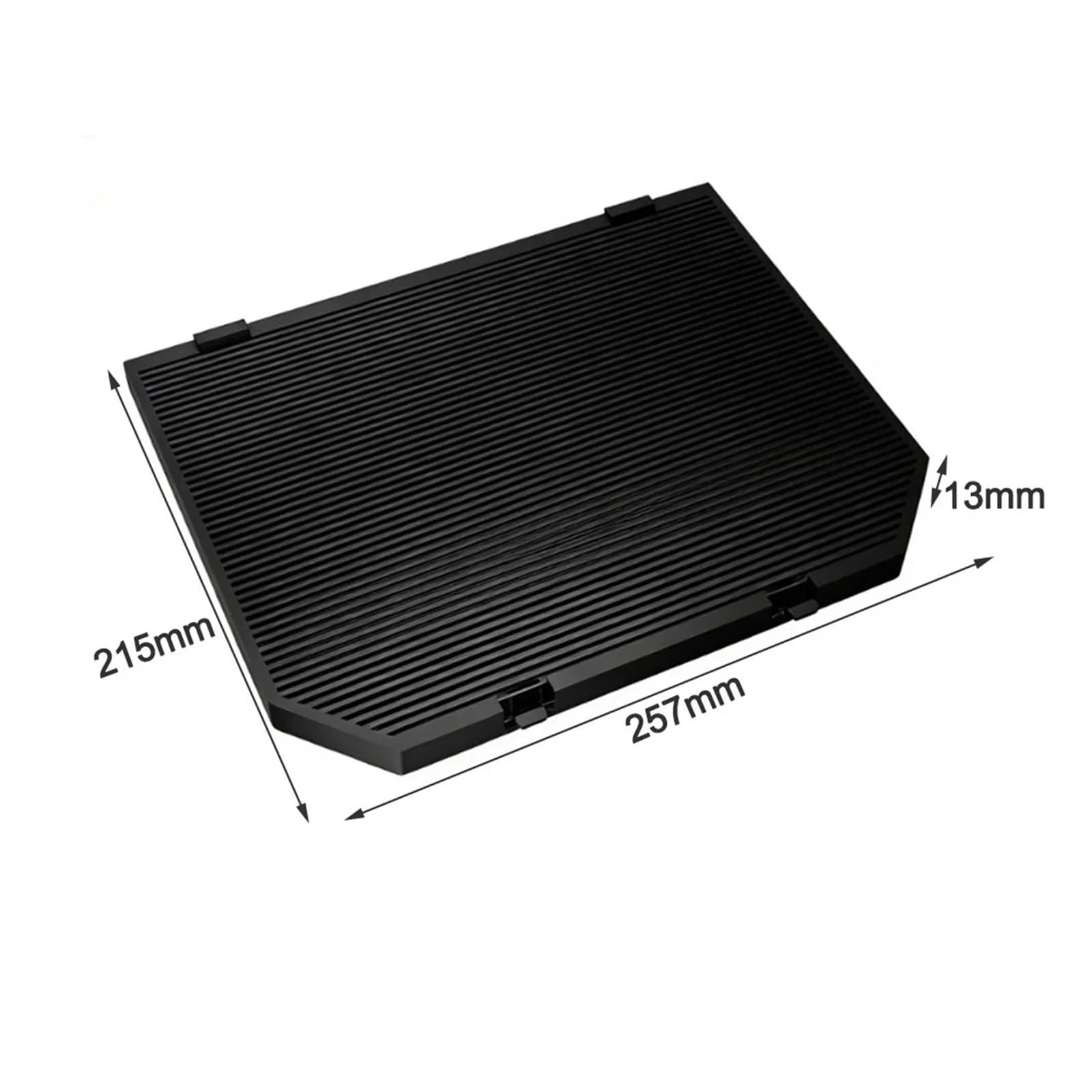 Filtro for Cappa Da Cucina 257x215x13mm Filtrazione Del Carbone CB506 CBCF004 49036641 Sostituto Della Cappa Da Cucina