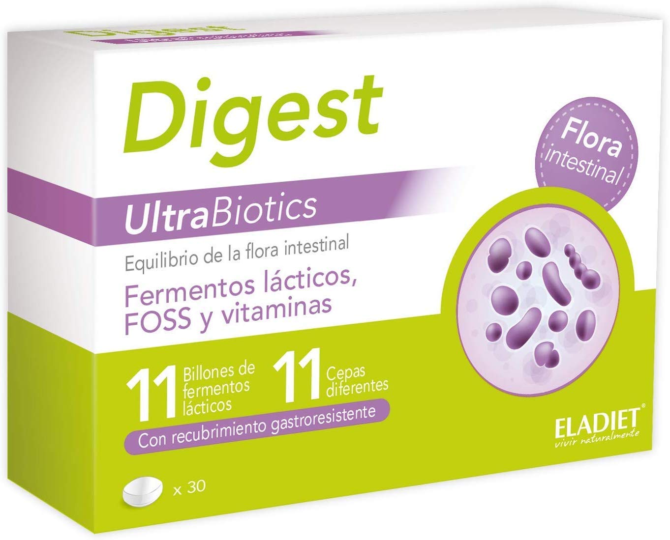 Digest Ultra Probiotic 30 comprimidos de Eladiet