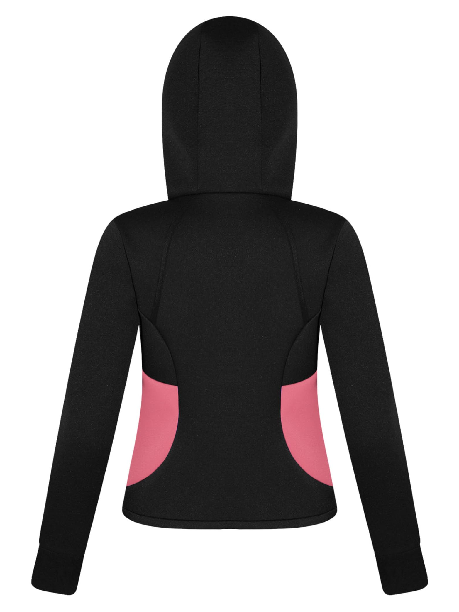 Femme Veste Combinaison Plongée Avec Capuche Sweat De Sport À | Capuche Attachée,Isolation Thermique,Poches Latérales Fermeture Éclair,Jazz,Plongée En Apnée,Loisir Côtier,Yoga,Danse