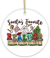 Vista 1 de Adorno navideño favorito de Papá Noel, regalo de agente inmobiliario
