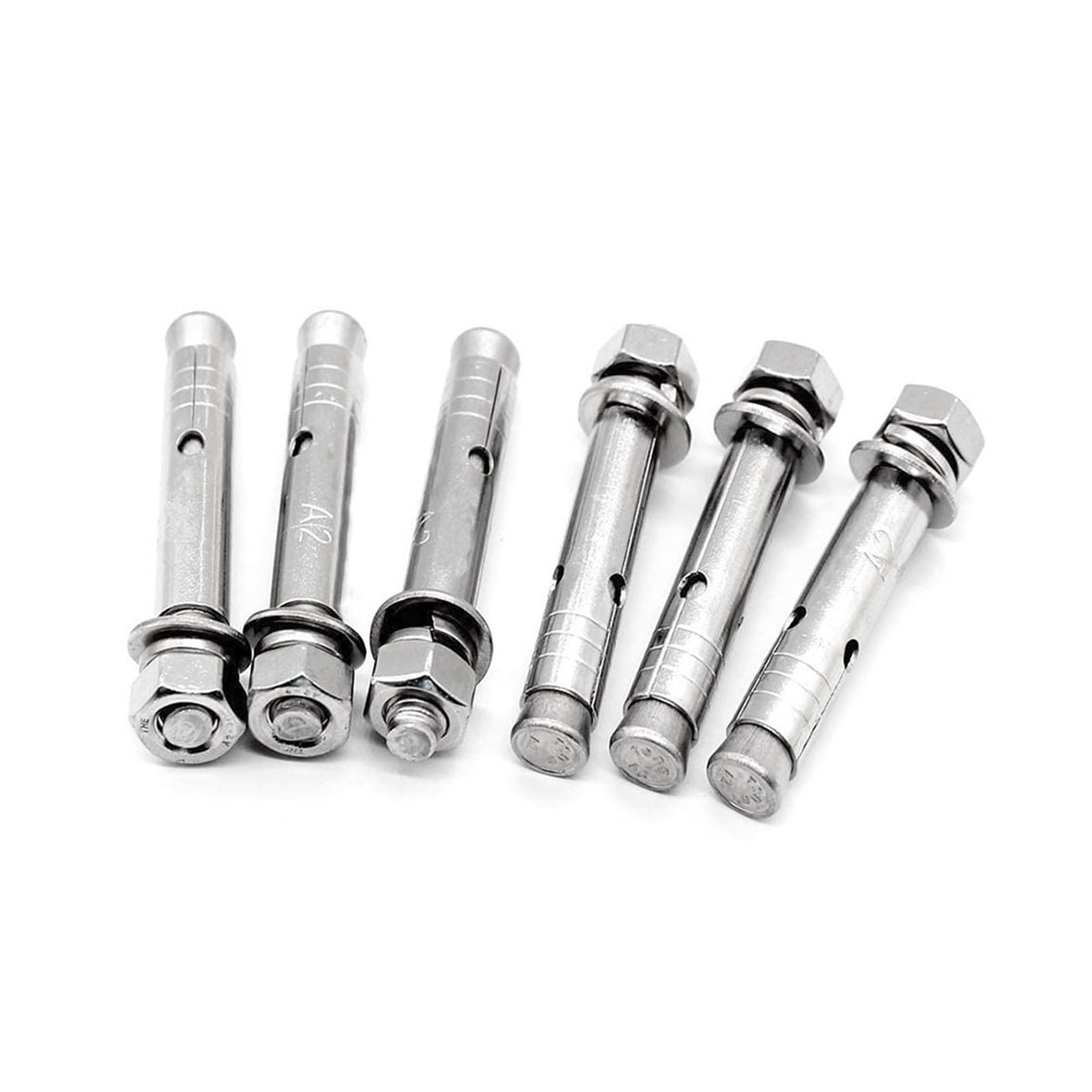 Bulloni Di Espansione 5/10PCS M6 M8 M10 Viti ad espansione in acciaio inossidabile 304 Tasselli a vite Bullone for accessori in calcestruzzo di cemento(80mm,M10 5PCS)