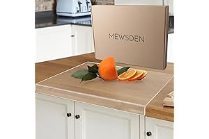 Acrylic Cutting Board with Lip – Crystal Clear Surface for Enhanced Visibility...