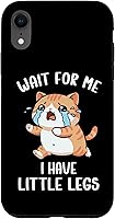 Vista 25 de Funny Short Legs Cat Meme Wait for Me, I Have Little Legs Case for iPhone 17