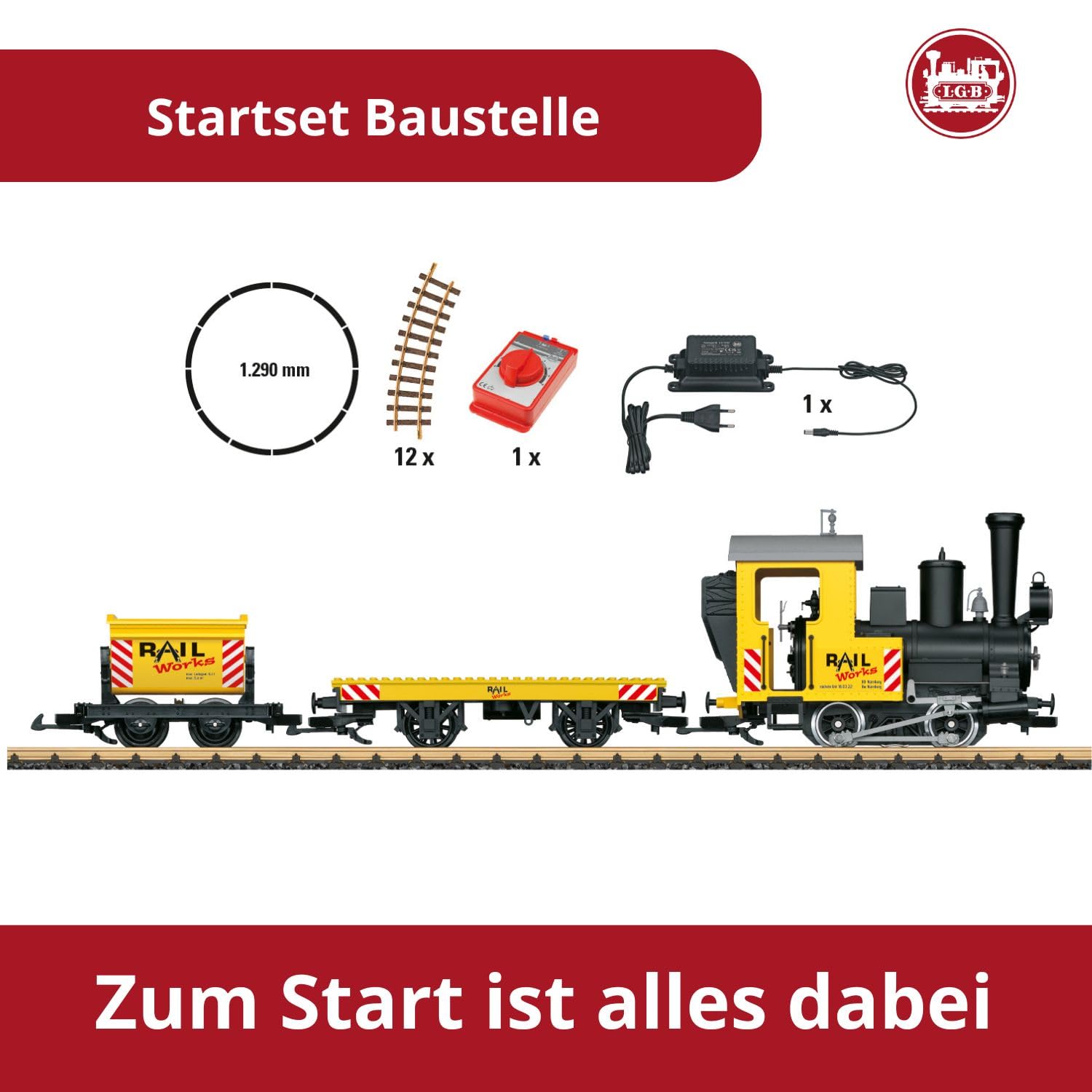LGB Startset Baustelle - Spur G - Art.-Nr. 70504