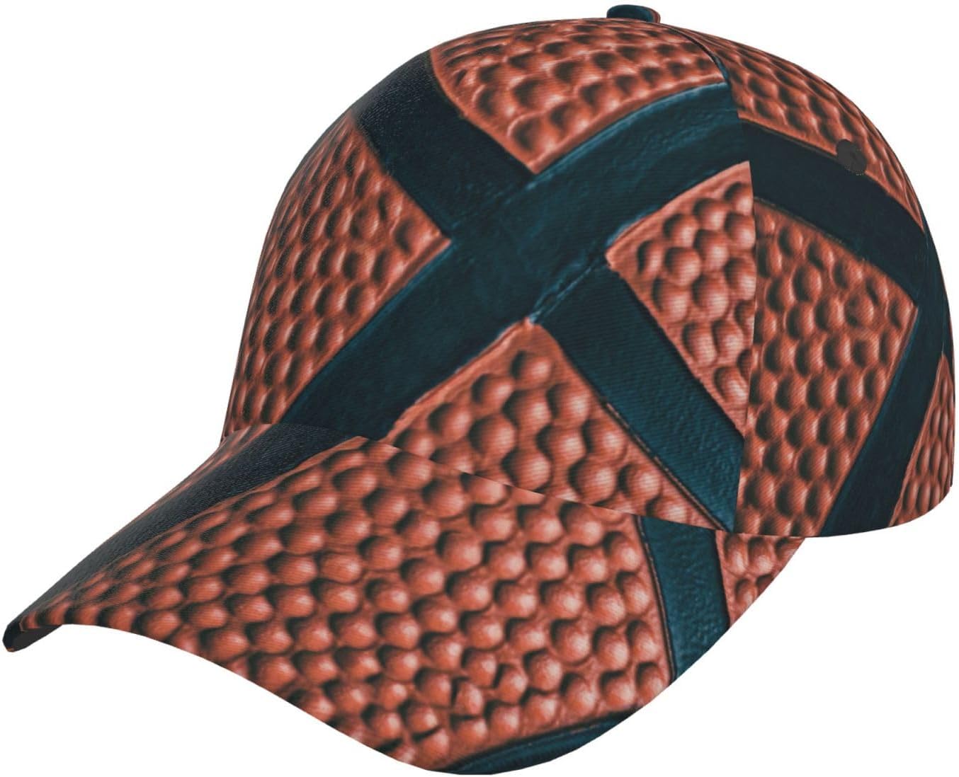 – Basketball Ball Sport Pattern Baseball Cap Unisex Adjustable Baseball Hats for Sports Outdoor Black, Black, One size