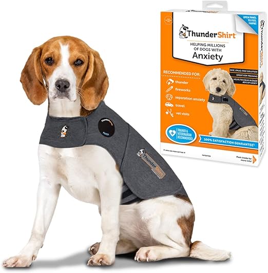 Thundershirt Dog Anxiety Treatment Gray (Medium