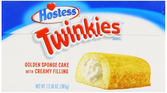Hostess Twinkies 385 g (حزمة 1 ، إجمالي 10 كعكات)