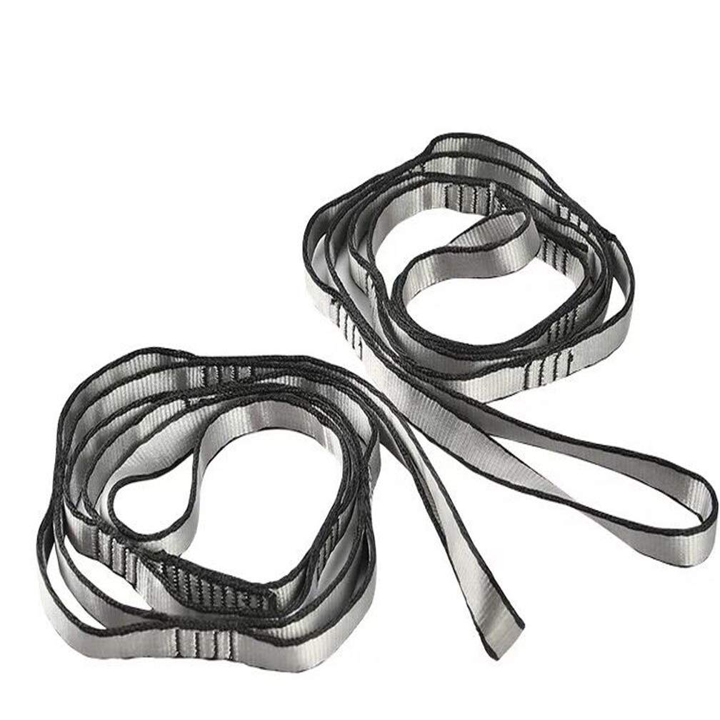 YOBEYI 2pcs Nylon Daisy Chain 6 Loop Adjustable Multipurpose Strap Rope 25kN Strong Climbing Straps 43 Inches for Yoga Swing Yoga Hammock Trapeze Ceiling Anchors Daisy Chains (Gray) (B07GB271HJ) Amazon Price History, Amazon Price Tracker