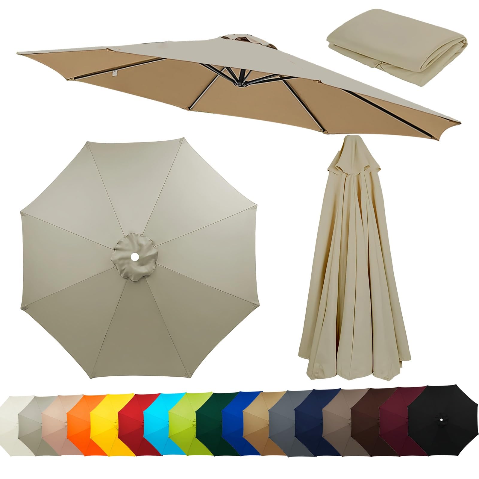 Amazon.co.jp: パラソル用交換生地 傘布 230cm 270cm 300cm 8本骨 Amazon.co.jp: パラソル用交換生地 傘布 230cm 270cm 300cm 8本骨