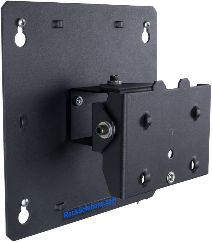 RackSolutions Universal Monitor Wall Mount with Pan/Tilt - Adjustable, VESA-Compatible Wall Mount for Monitors