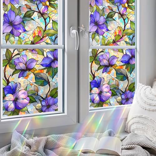 Película de ventana para privacidad estática, 17.5 x 39.4 pulgadas miniatura 2