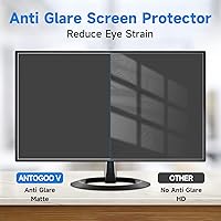 Vista 2 de Paquete de 2 cubiertas antideslumbrantes para pantalla de computadora de 23 pulgadas, protección ocular, película antirreflejos mate para 23