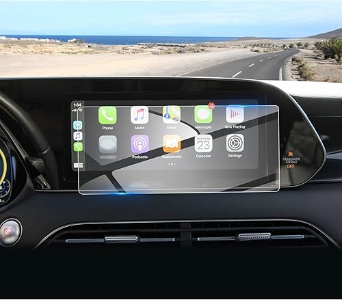 Coleya Protector de pantalla Palisade 2023 para Hyundai Palisade pantalla táctil de 12.3 pulgadas, vidrio templado dureza 9H 2023, accesorios