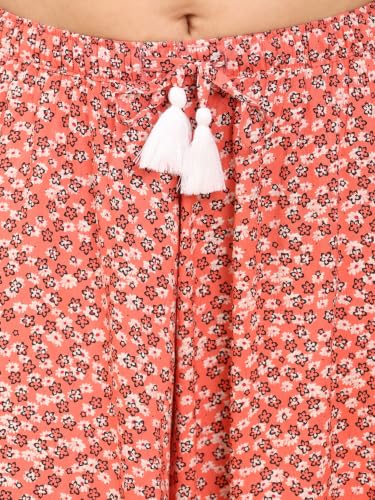 Image of B STORIES Women's Viscose Printed Lounge Culotte Shorts (Pack of 2)