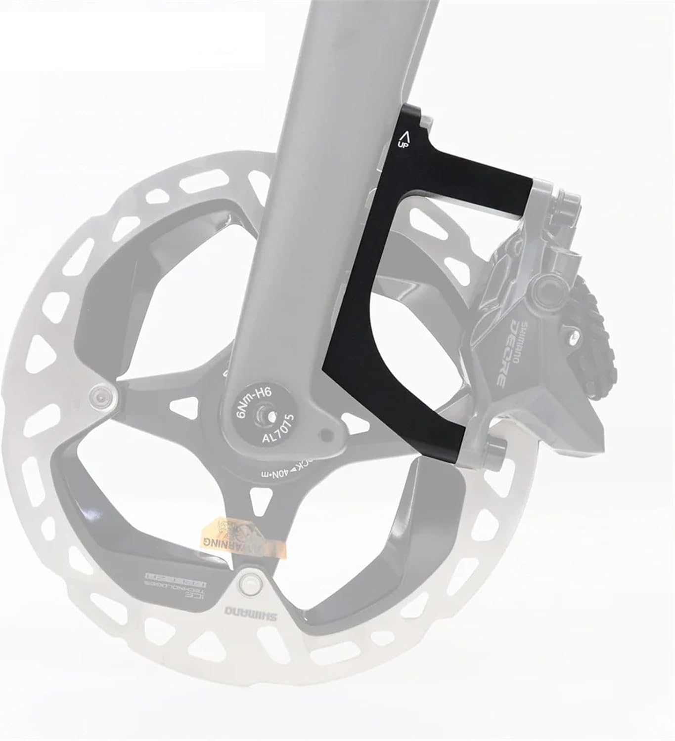 SM-MA-F160P/D R160P/D Flat Mount to Post Mount Brake Caliper Adapter for 160mm Rotors Road Disc Brake FM to PM