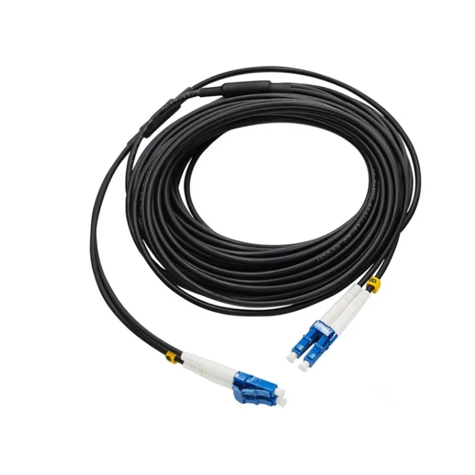 Câble de brassage blindé à fibre optique extérieure LSZH, monomode SC-SC/FC/LC, 2 cœurs, duplex, longueur 100 m, 120 m ou 150 m.(LC-LC 120m)