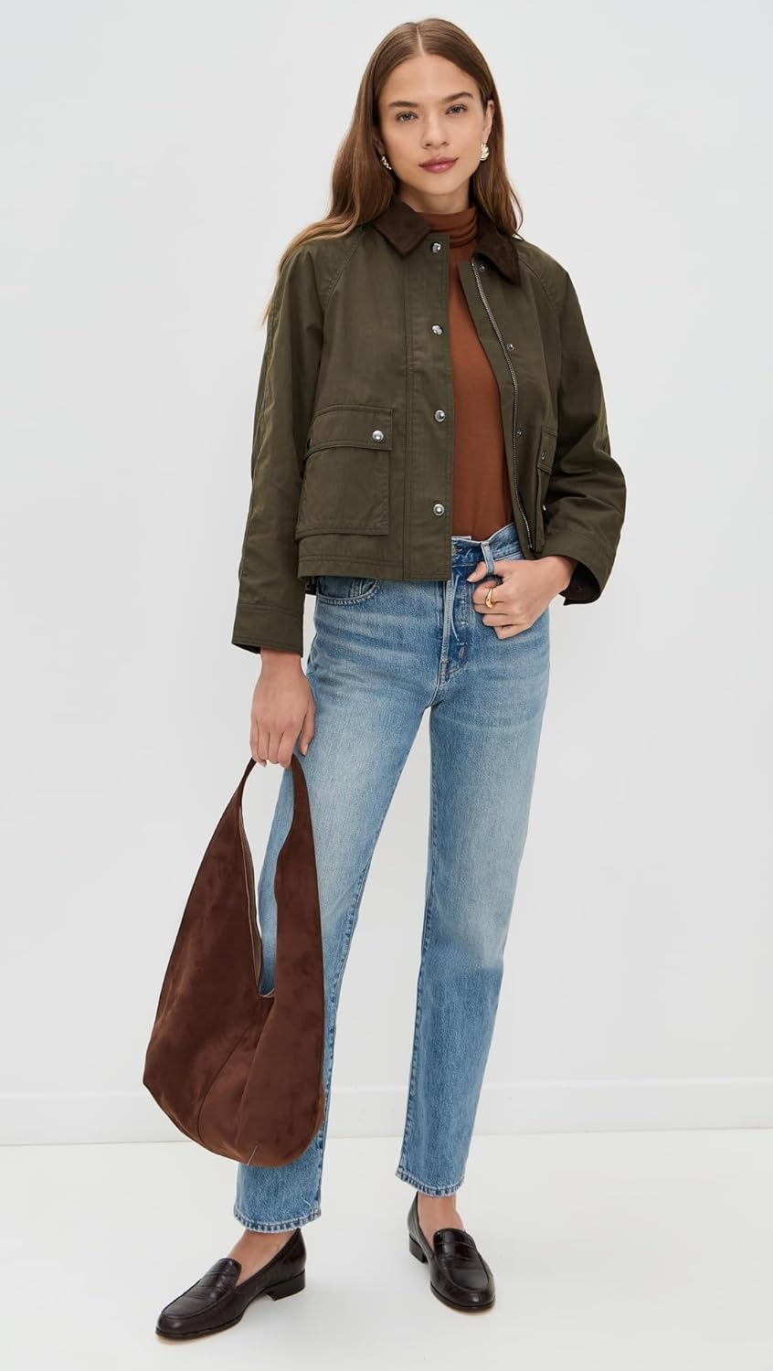 Madewell Women's Waxed Zip-Front Barn Jacket - Image 3