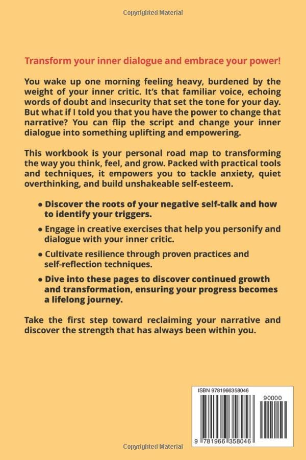 Enough Already! A Workbook To Eliminate Negative Thinking: A Step-By-Step Guide With 24 Powerful Exercises to Let Go of Self Doubt, Manage Anxiety, Build Confidence and Love Yourself