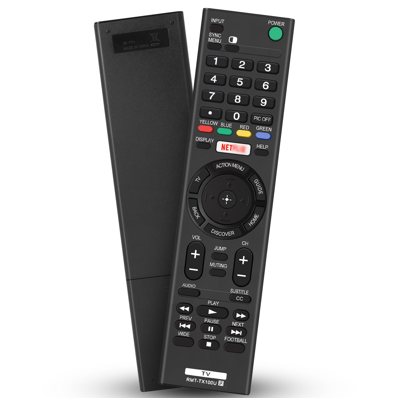 Samsung Universal TV Remote Control – Samsung TV Remote Replacement with Netflix, Prime Video, Rakuten Buttons for All S amsung LED QLED UHD 4K 8K Smart TVs — view 13