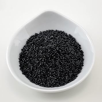 Miyuki Delica 11/0 Cylinder Seed Beads - Black - DB0010 5 Grams