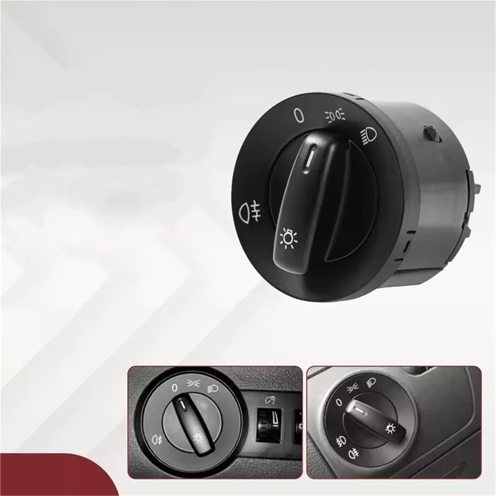 Faros Upgrade Compatible Con VW Para Jetta Para V Para Komnbi Para 1K5 2007 2008 2009 Interruptor De Control De Faros Perilla De Luz Antiniebla OEM: 1K0941431BB