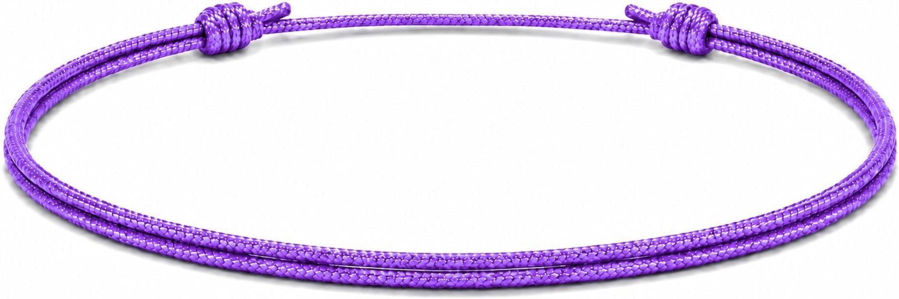 Adjustable Cord Bracelet, Colorful Nylon String for Men & Women