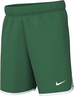Nike Unisex Kid's Y Nk Df LSR V Shorts W, Pine Green/White/White, 12-13