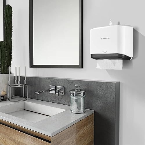 Miniatura 5 de Dispensador de toallas de papel, Soporte para toallas de papel para montaje en pared, Dispensadores de toallas de papel de mano de baño, Instalación