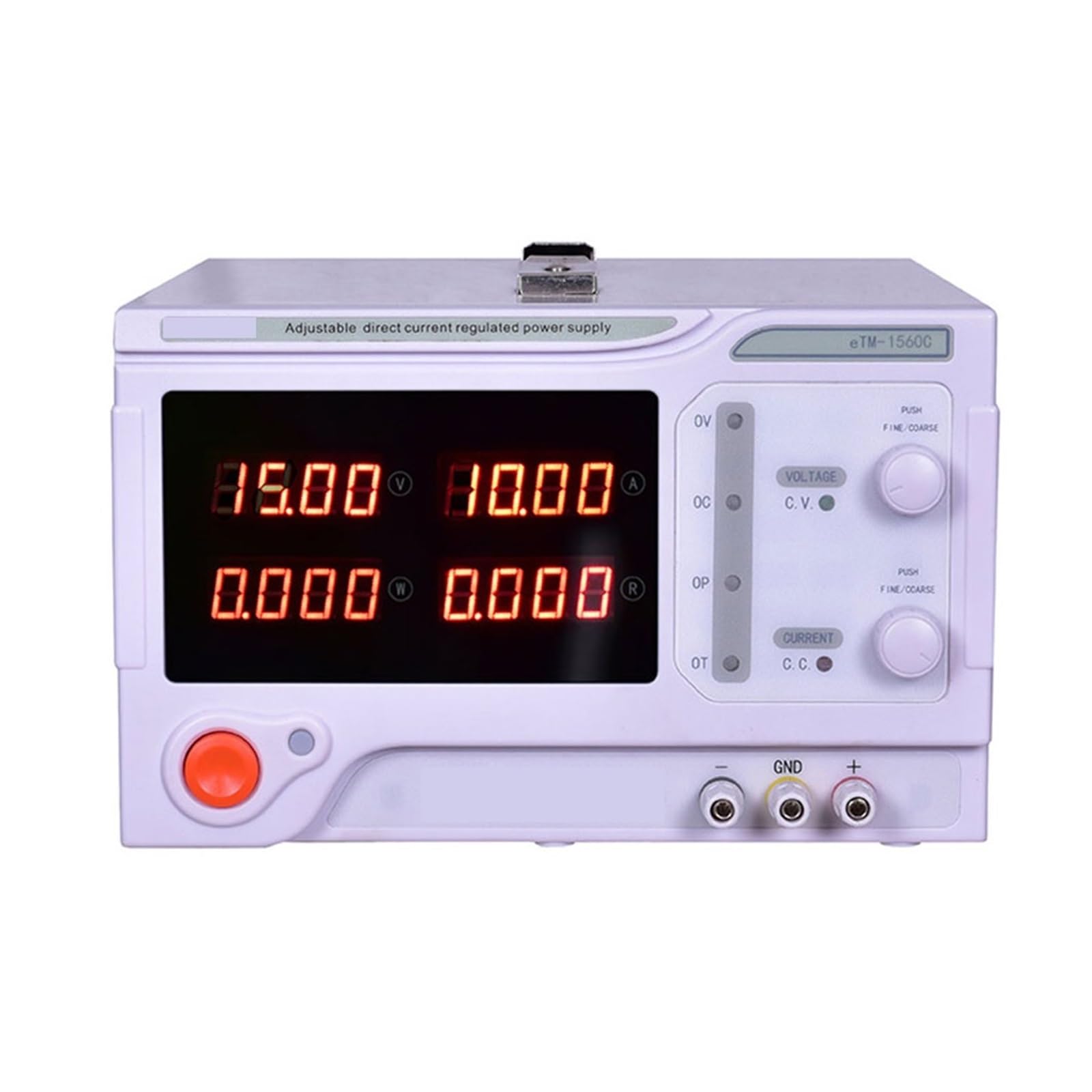Fuente de alimentación variable, ETM-1005C/1560C/2050C/3020C/3030C/3050C/3060C/3080C 0~100V Fuente De Alimentación CC Conmutada Doble Perilla(ETM-2050C(20V 50A))