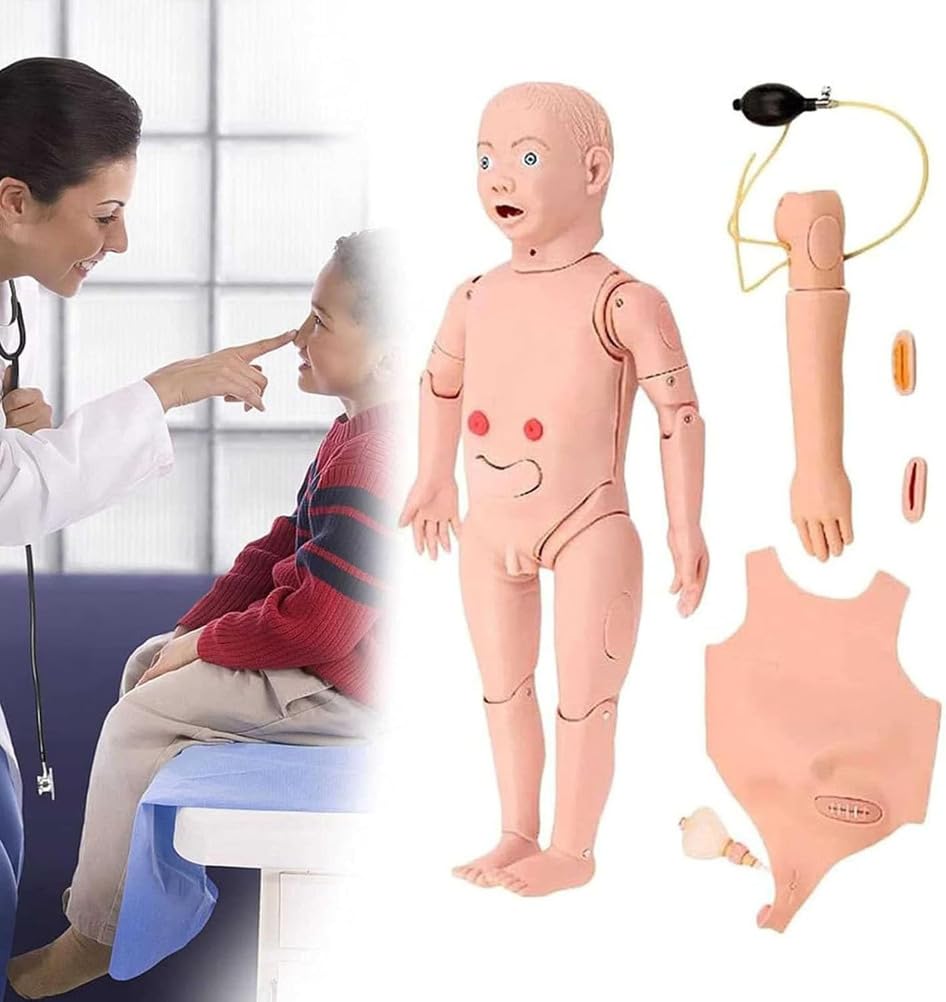 Mannequin médical pour soins infirmiers pédiatriques et traumatolog