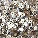 5mm CUP SEQUINS Silver Loose sequins for embroidery, applique, arts, crafts, and embellishment.