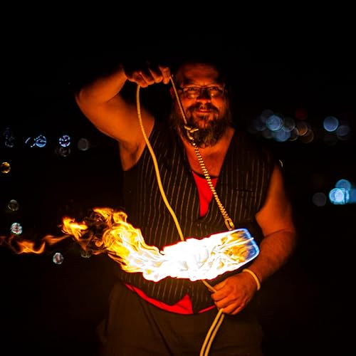 Miniatura 7 de FIRE MECCA Cabezal de dardos de repuesto para fuegocuerda  Cabeza de Kevlar MoonBlaze tejida de 3 pulgadas  Se vende individualmente  Artes