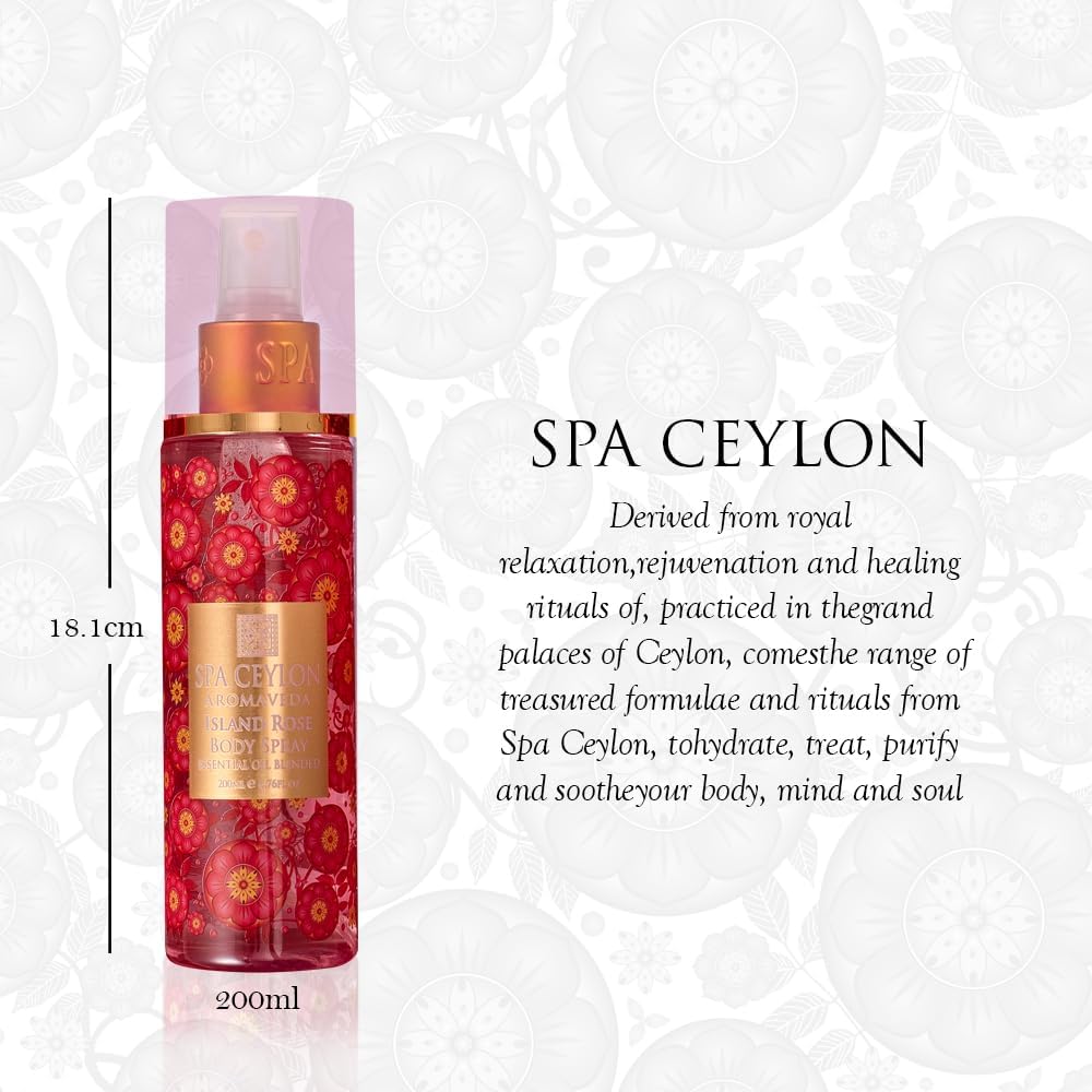 Amazon.com : SPA CEYLON Tuberose Body Spray, Fragrant Body Mist