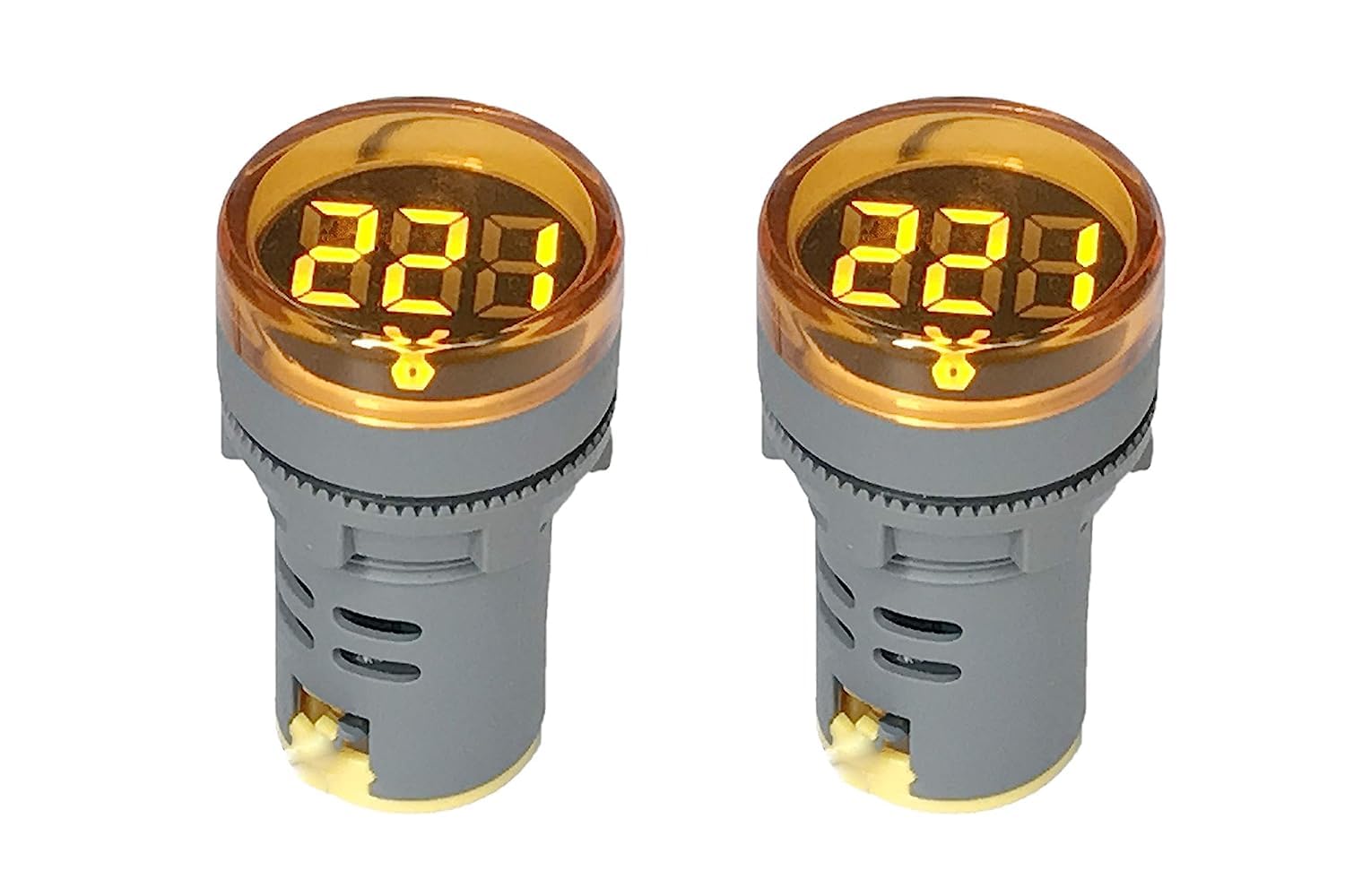 DECENT AIR SYSTEM® 2pcs LED Voltage Meter Indicator AC 60-500V LED Voltmeter Signal Light Digital Display Voltage Meter Indicator Round Lamp Tester (2pcs Yellow) (B0C9X5C34B) Amazon Price History, Amazon Price Tracker