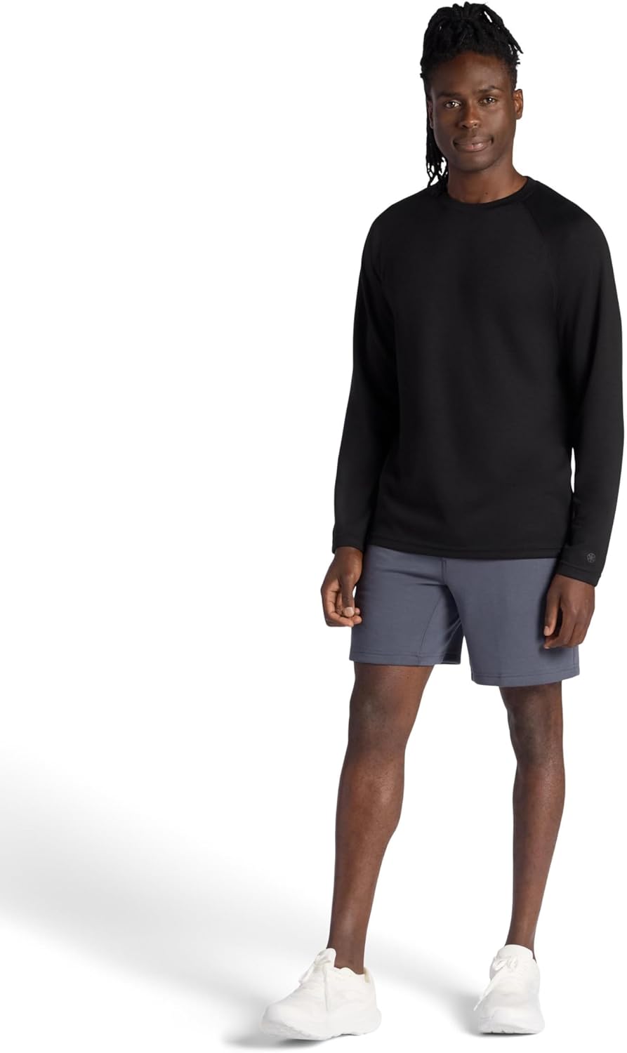 Gaiam Mens Flow State 7” Short, Relaxed Fit, Stretch Lightweight Material - Image 3