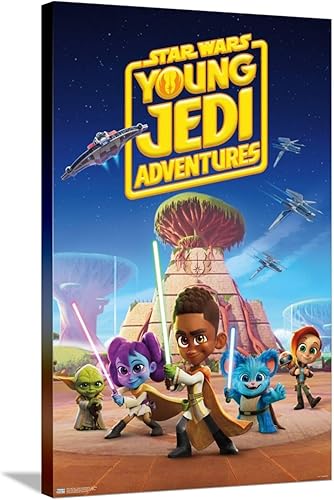 Miniatura 1 de Trends International Star Wars Young Jedi Adventures - One Sheet Canvas Wall Poster
