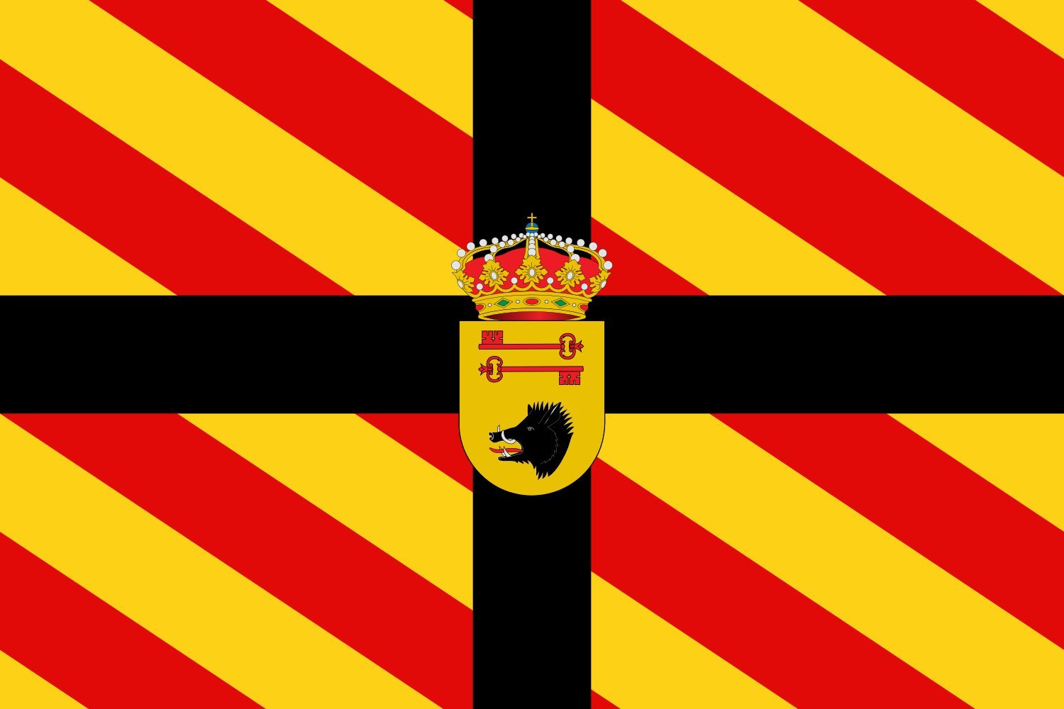 Drapeau Large Cumbres de Enmedio Spain anti-décoloration soleil Huelva