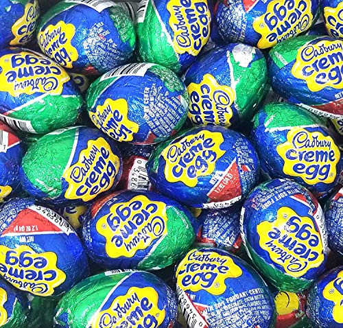 Cadbury Creme Eggs (1.2 Oz.) Delicious Chocolate & Fondant Candy, Wrapped, Bulk - Not Just For Easter! Great for Gifts, Holidays, Baking, & Treats On The Go! (20 Count)