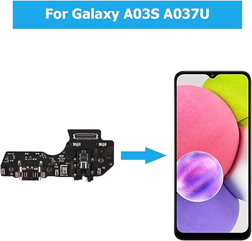 Miniatura 3 de Nuevo Duotipa - Conector de carga USB para Samsung Galaxy A03S, puerto de carga USB, cable flexible de repuesto para SM-A037 SM-A037U cargador