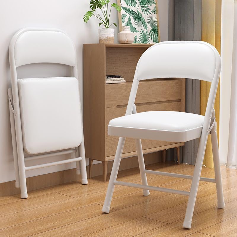 Silla de conferencia plegable sin brazos, ligera, apilable para reuniones y invitados, para oficina, recepción, uso doméstico, diseño que ahorra