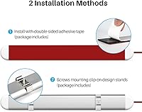 Vista 5 de CT CAPETRONIX - Barra de luz interior LED de 12 V, 120 LEDs, 1500 Lm, 8 W CC, 12 voltios, tira de luces LED con interruptor de encendido/apagado