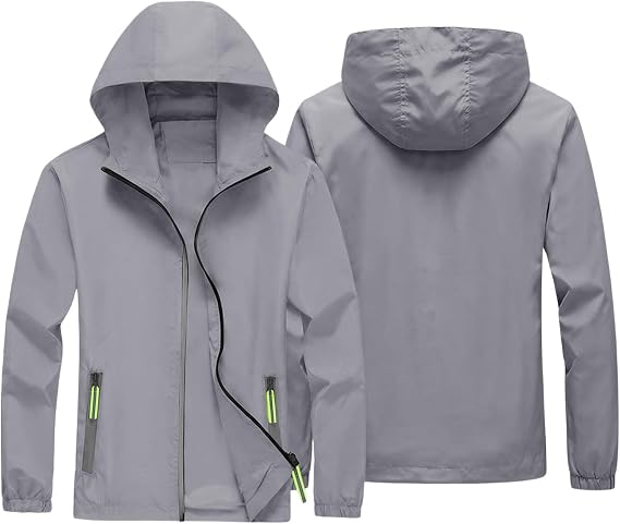 Mens Waterproof Jacket With Hood | Mens Hiking Jackets Lightweight