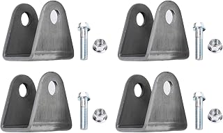 Relibupdater 4-Pack Steel Shock Mounts - Durable Suspension Brackets for Dirt Bike ATV Motorcycle Go Kart Pit Bike