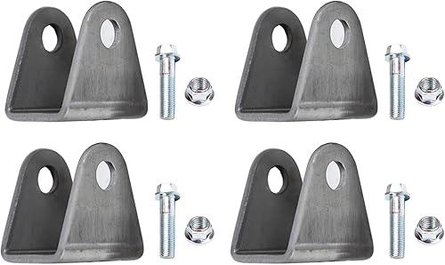 Paquete de 4 soportes de choque, base de acero, soporte de suspensión de absorción de impactos compatible con motocicleta, Dirt Pit Bike ATV Go Kart