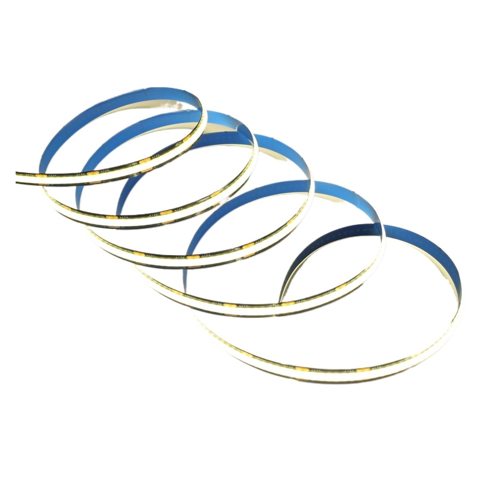 Taśma świetlna LED COB, super błyszcząca, 8 mm, 320 diod / M, taśma elastyczna, ciepła, naturalna, zimna, biała, liniowa, zmienna, 12 V, 24 V, 1M, 5M, 10 m, 20 m, 1 sztuka (4000 K, naturalna biel, 24