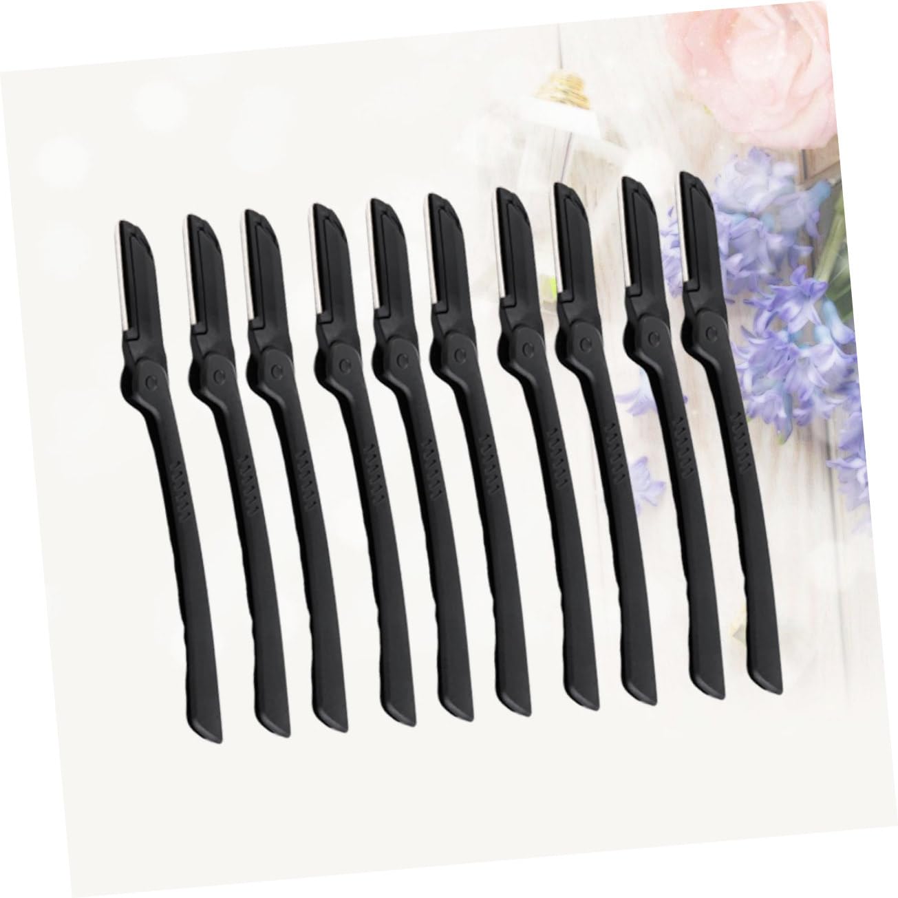 FOMIYES 3sets Stainless Steel Eyebrow Razor Set Grooming Kit Trimmer Scissors for Shaping 10pcs*3